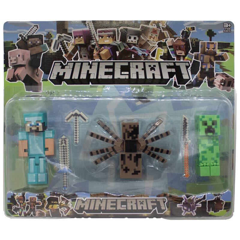 اکشن فیگور طرح Minecraft بسته 3 عددی کد 2