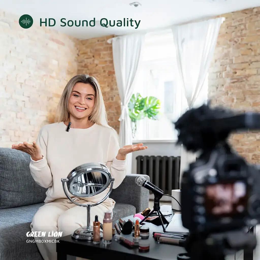 میکروفون یقه ای بی سیم Green Lion GM-80X