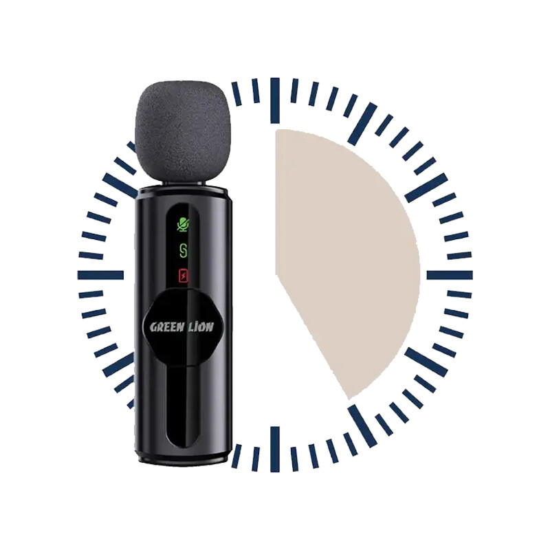 میکروفون یقه ای بی سیم Green Lion GM-80X Type-C/Lightning/3.5mm