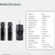 میکروفون یقه ای بی سیم Green Lion GM-80X