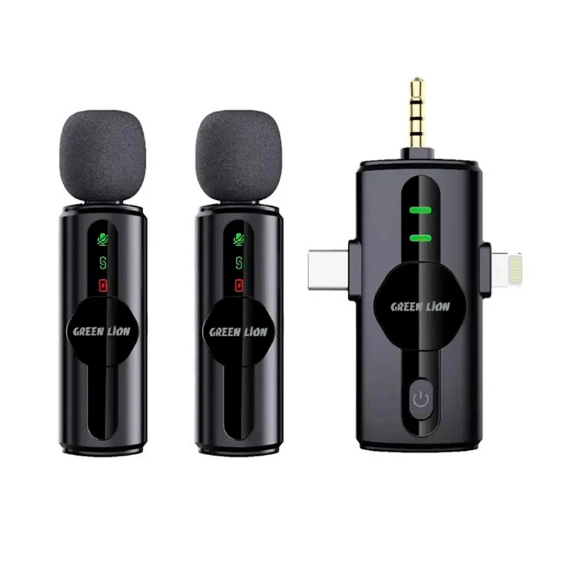 میکروفون یقه ای بی سیم Green Lion GM-80X