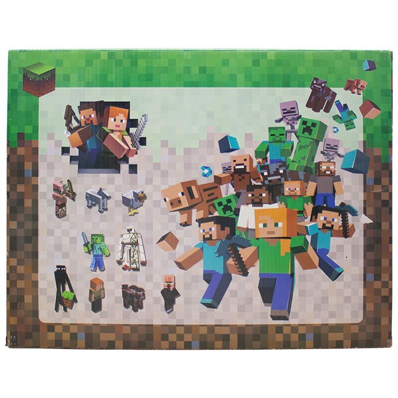 اکشن فیگور طرح Minecraft بسته 8 عددی کد 2
