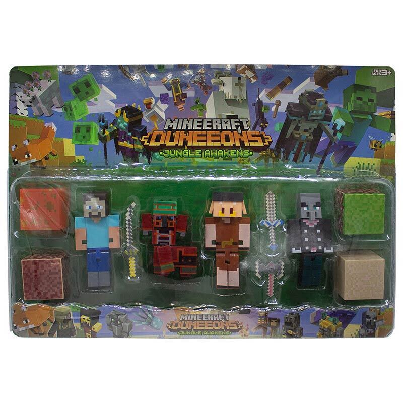 اکشن فیگور طرح Minecraft بسته 8 عددی کد 1