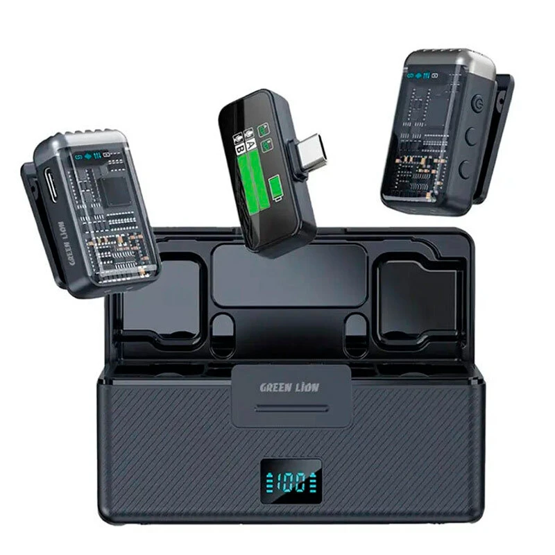 میکروفون یقه ای بی سیم Green Lion GM-90X