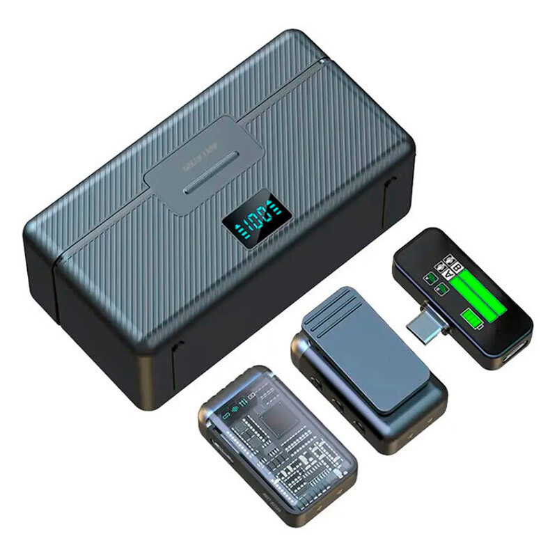میکروفون یقه ای بی سیم Green Lion GM-90X Type-C