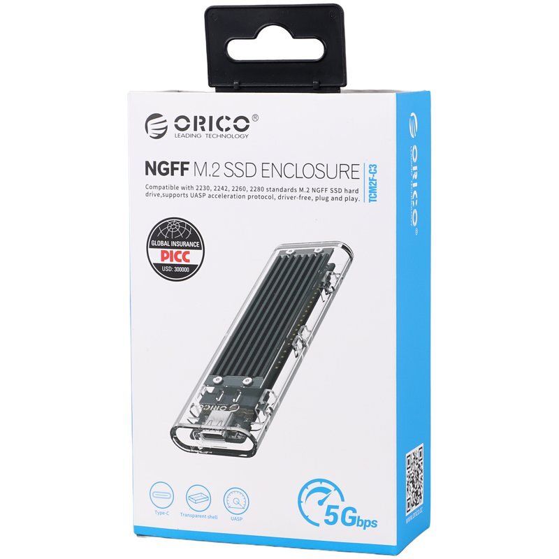 باکس هارد M.2 SSD اوریکو TCM2F-C3