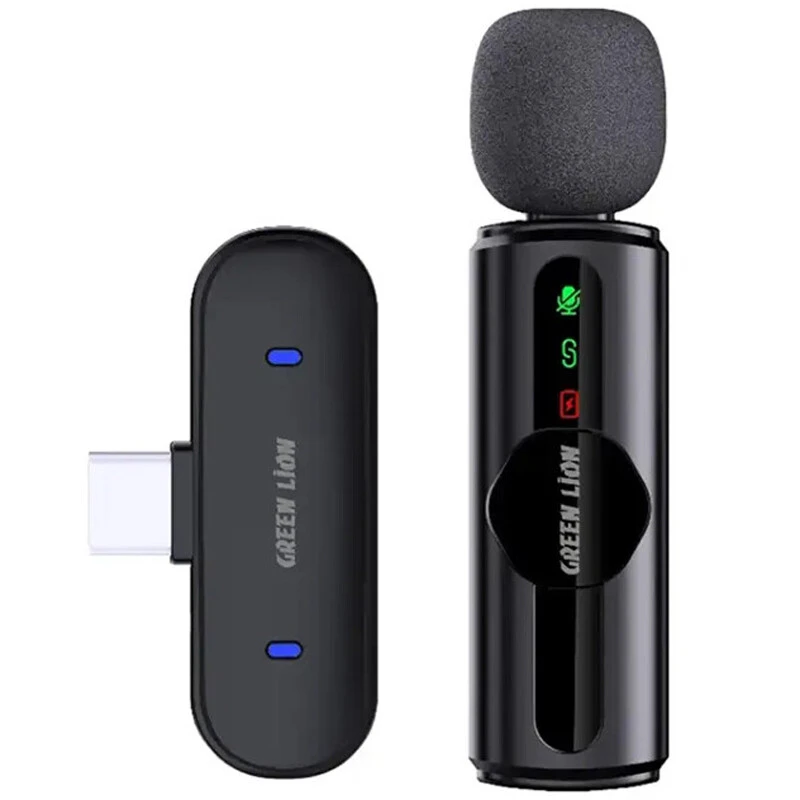 میکروفون یقه ای بی سیم Green Lion GM-75X