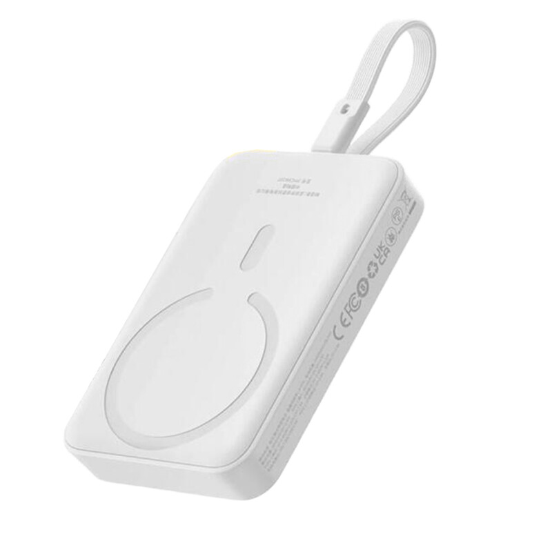 پاور بانک بی سیم فست شارژ باسئوس Magnetic P1002210b113 PD 30W ظرفیت 10000 میلی آمپر ساعت