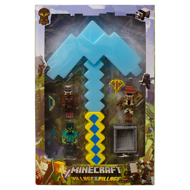 نیزه و مینی فیگور طرح ماینکرفت