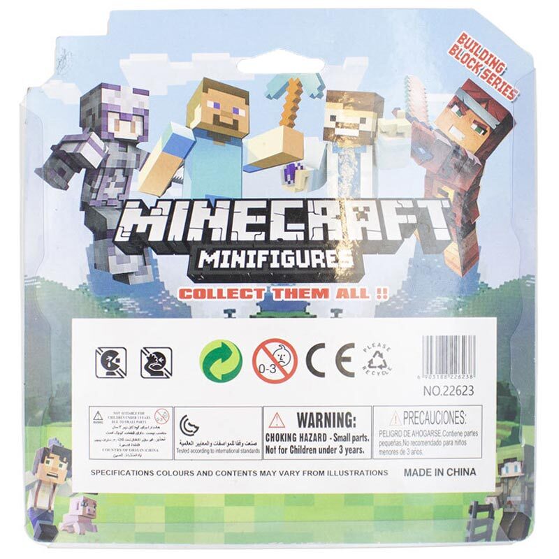 مینی فیگور طرح ماینکرفت بسته 6 عددی کد 2