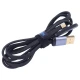کابل لایتنینگ فست شارژ 3 آمپر اکسیژن LX-16 یکسر L طول 1.2 متر