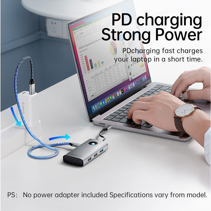 هاب 6 پورت Type-C اوریکو PW11-6PCR