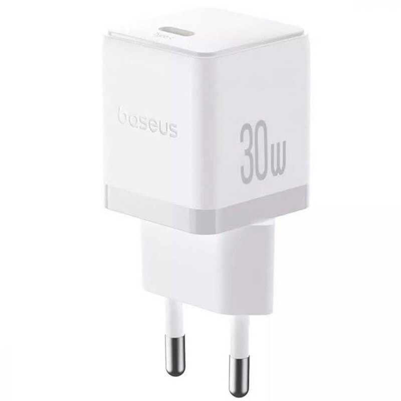شارژر دیواری 30 وات باسئوس Palm P10111605 QC3.0 PD 3A + کابل تبدیل تایپ سی