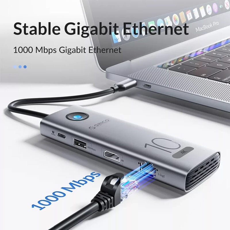 هاب 11 پورت Type-C اوریکو CX10-11P