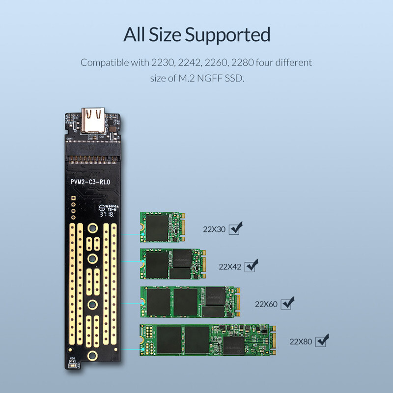 باکس هارد M.2 SSD اوریکو TCM2F-C3
