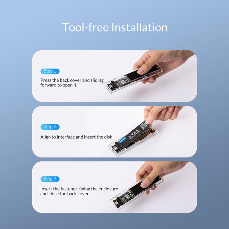باکس هارد M.2 SSD اوریکو TCM2F-C3