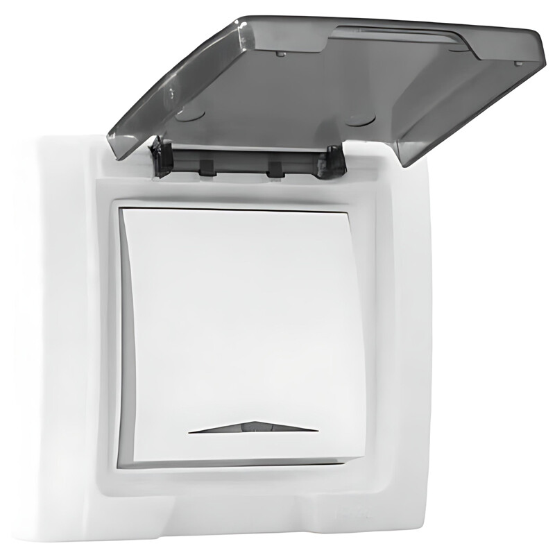 کلید تک پل توکار بارانی پارت الکتریک Azin 7243