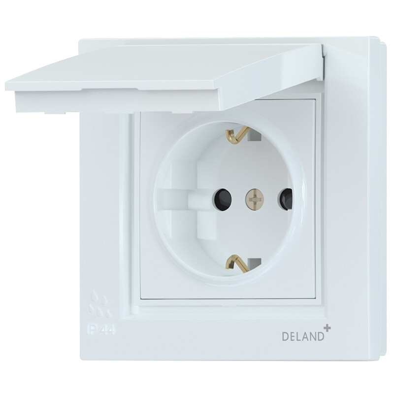 پریز محافظ دار توکار بارانی ارت دار دلند پلاس آسا