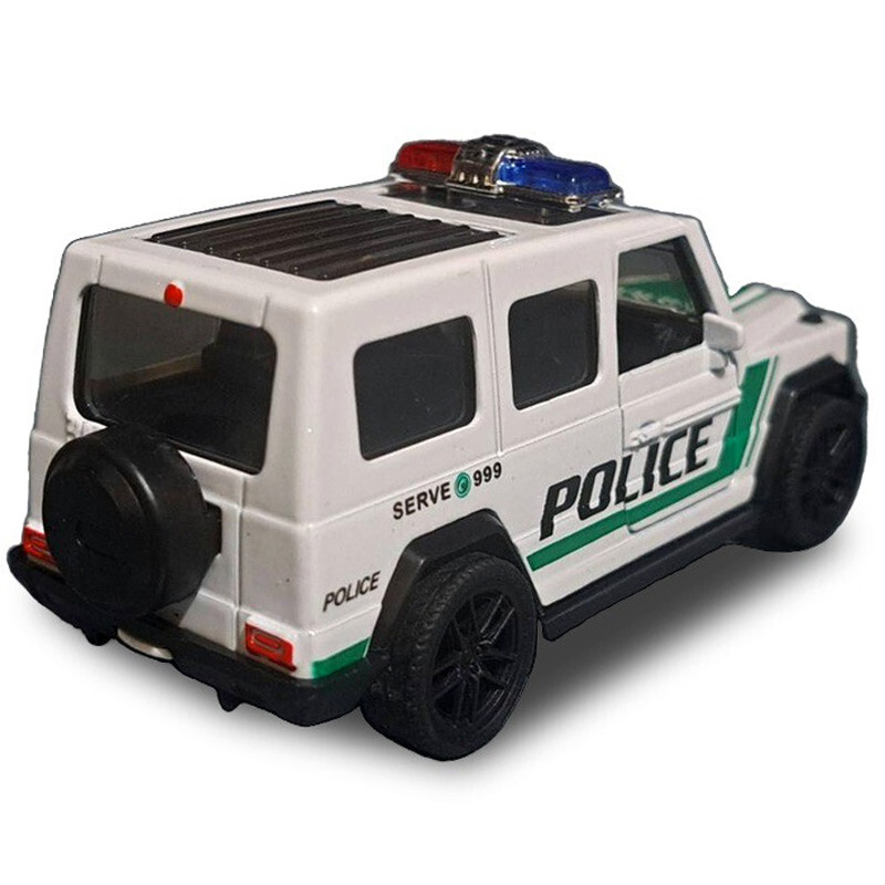 ماشین اسباب بازی فلزی پلیس و آمبولانس فری فریکشن کد 4332C بسته 12 عددی