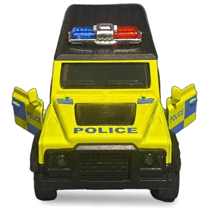 ماشین اسباب بازی فلزی پلیس و آمبولانس فری فریکشن کد 4332C بسته 12 عددی