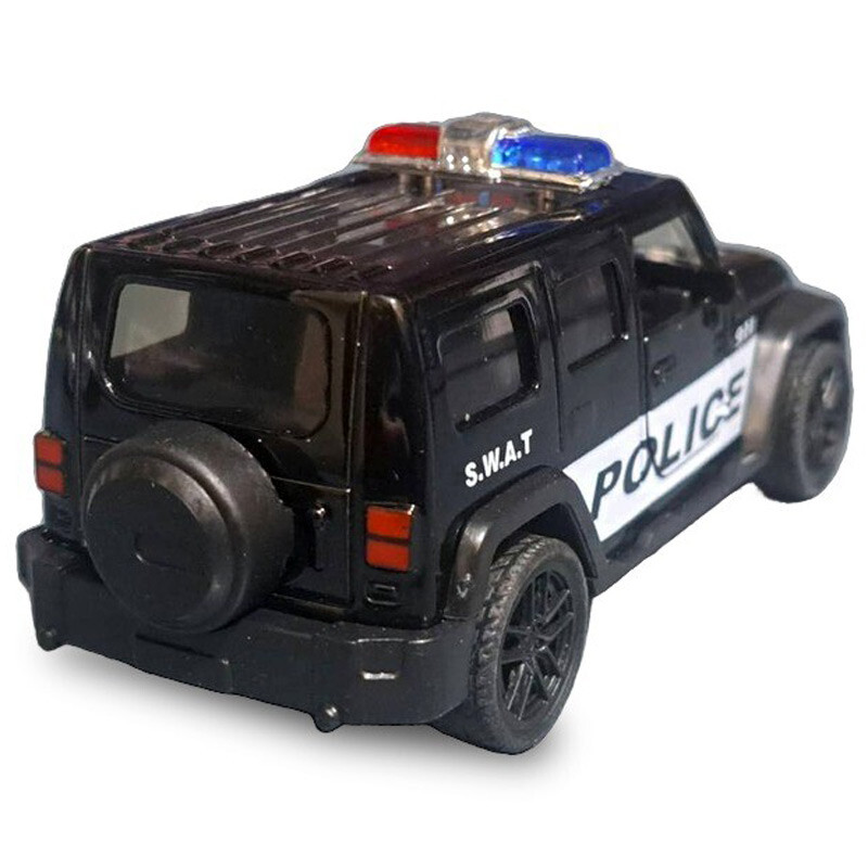 ماشین اسباب بازی فلزی پلیس و آمبولانس فری فریکشن کد 4332C بسته 12 عددی