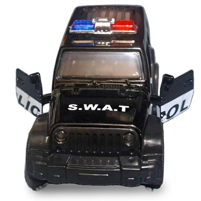 ماشین اسباب بازی فلزی پلیس و آمبولانس فری فریکشن کد 4332C بسته 12 عددی