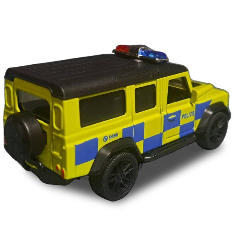 ماشین اسباب بازی فلزی پلیس و آمبولانس فری فریکشن کد 4332C بسته 12 عددی