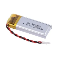 باتری لیتیومی 250mAh 10*40*3mm 501230