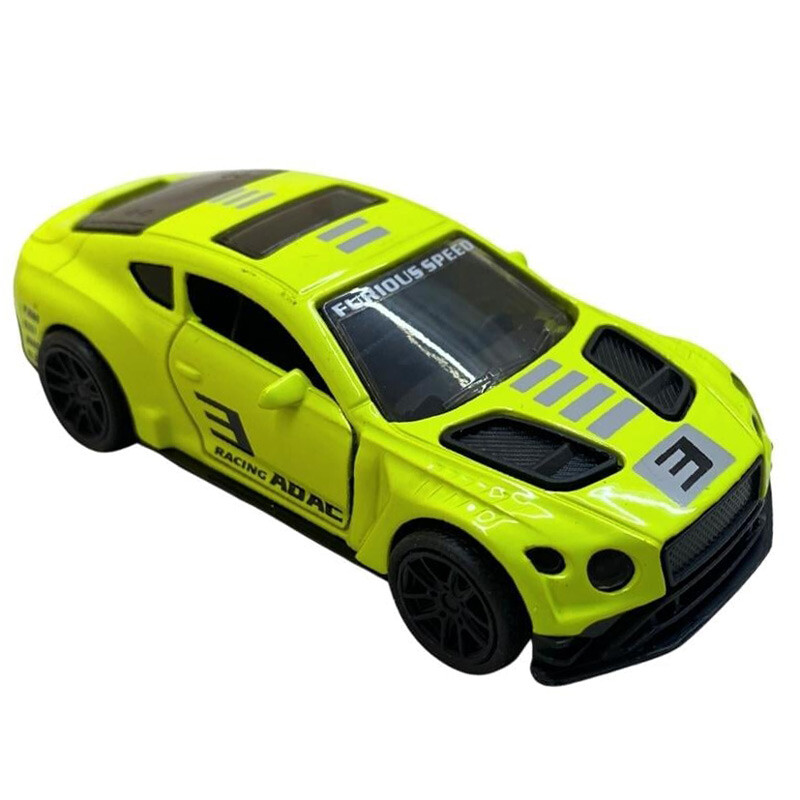 ماشین اسباب بازی فلزی اسپرت فری فریکشن کد 4322C بسته 12 عددی