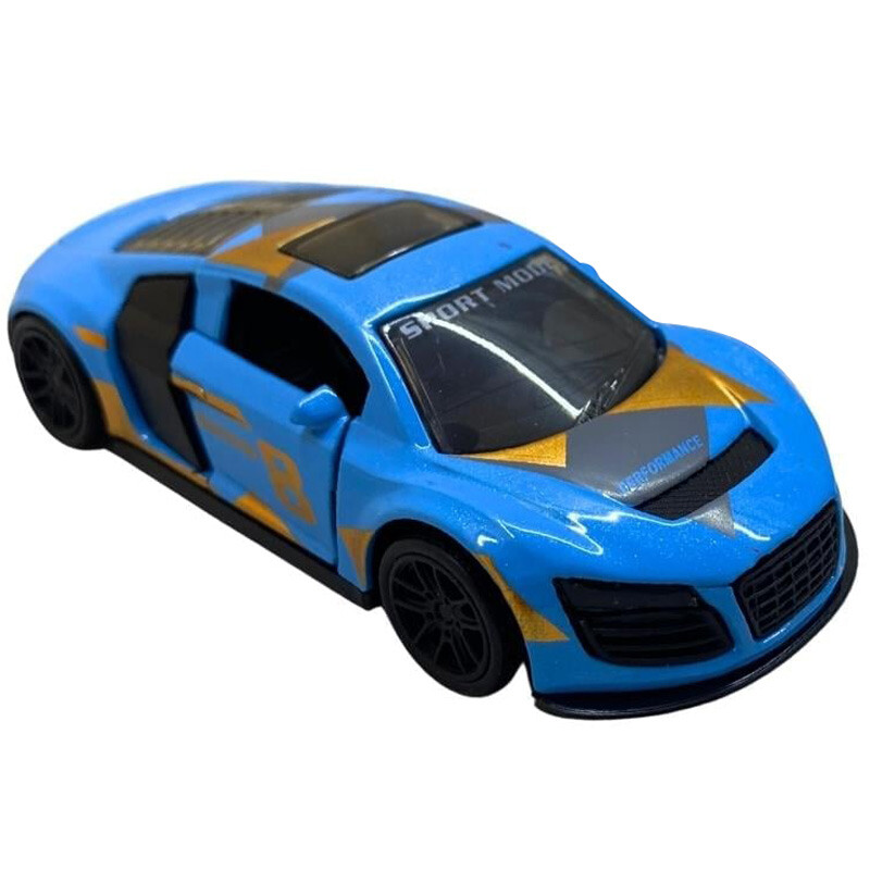 ماشین اسباب بازی فلزی اسپرت فری فریکشن کد 4322C بسته 12 عددی