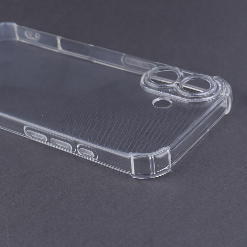 قاب ژله ای ضربه گیر بی رنگ آیفون iPhone 16 محافظ لنزدار