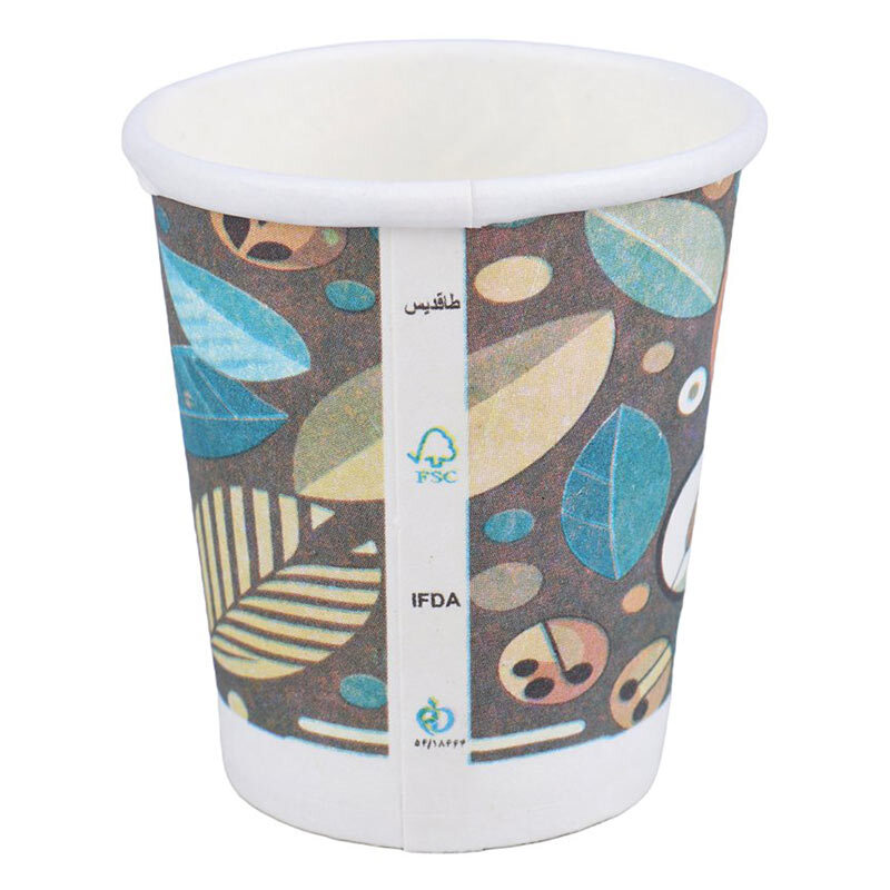 لیوان تست کاغذی طاقدیس بسته 50 عددی