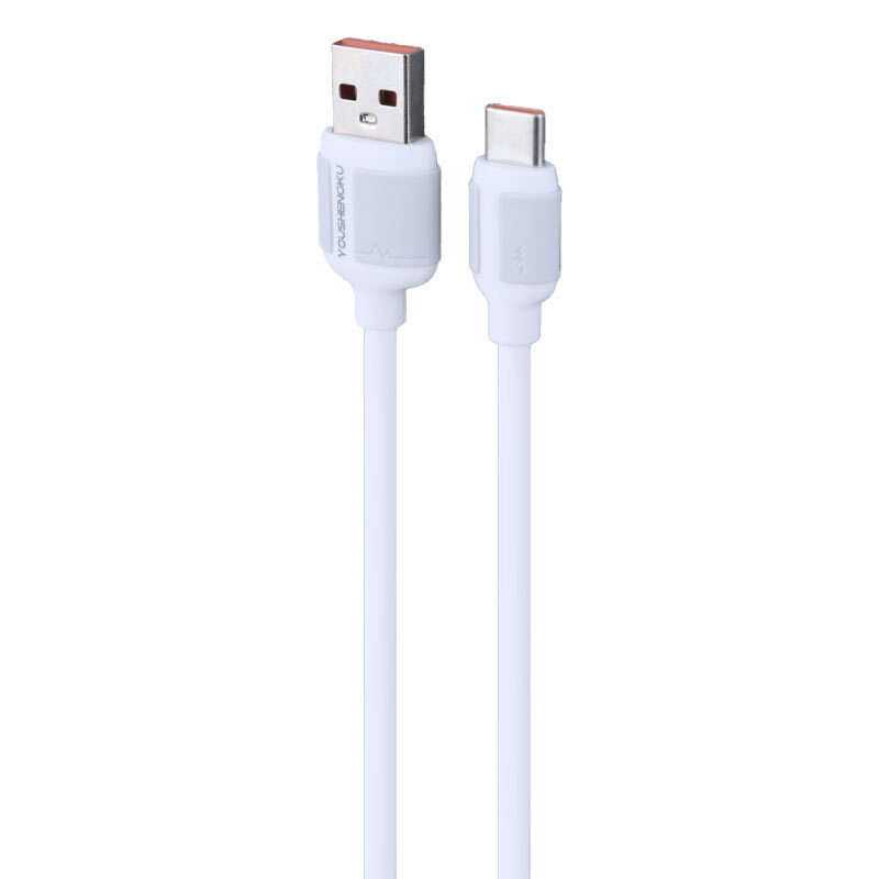 کابل تایپ سی فست شارژ 6 آمپر You Shenq Ku K-119 طول 1 متر