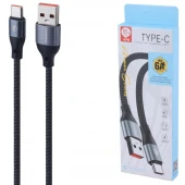 کابل تایپ سی فست شارژ 6 آمپر You Shenq Ku K-83 طول 1 متر