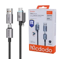 کابل شارژ چندکاره فست شارژ 60 وات مک دودو CA-656 طول 1.2 متر