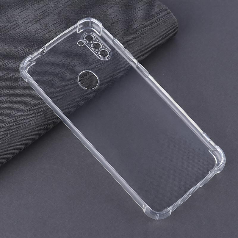 قاب ژله ای ضربه گیر بی رنگ سامسونگ Galaxy A11 / M11 محافظ لنزدار