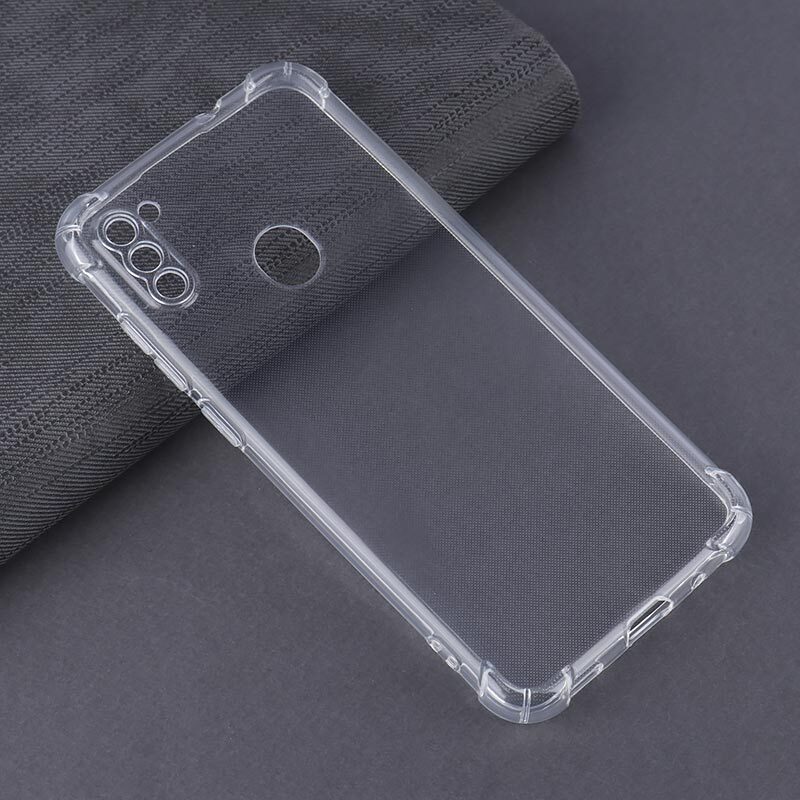 قاب ژله ای ضربه گیر بی رنگ سامسونگ Galaxy A11 / M11 محافظ لنزدار