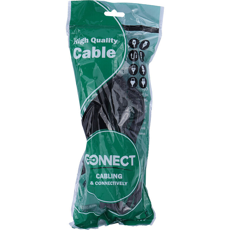 کابل برق لپ تاپ Connect 1.5m بسته 20 عددی