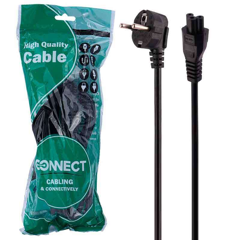 کابل برق لپ تاپ Connect 1.5m بسته 20 عددی