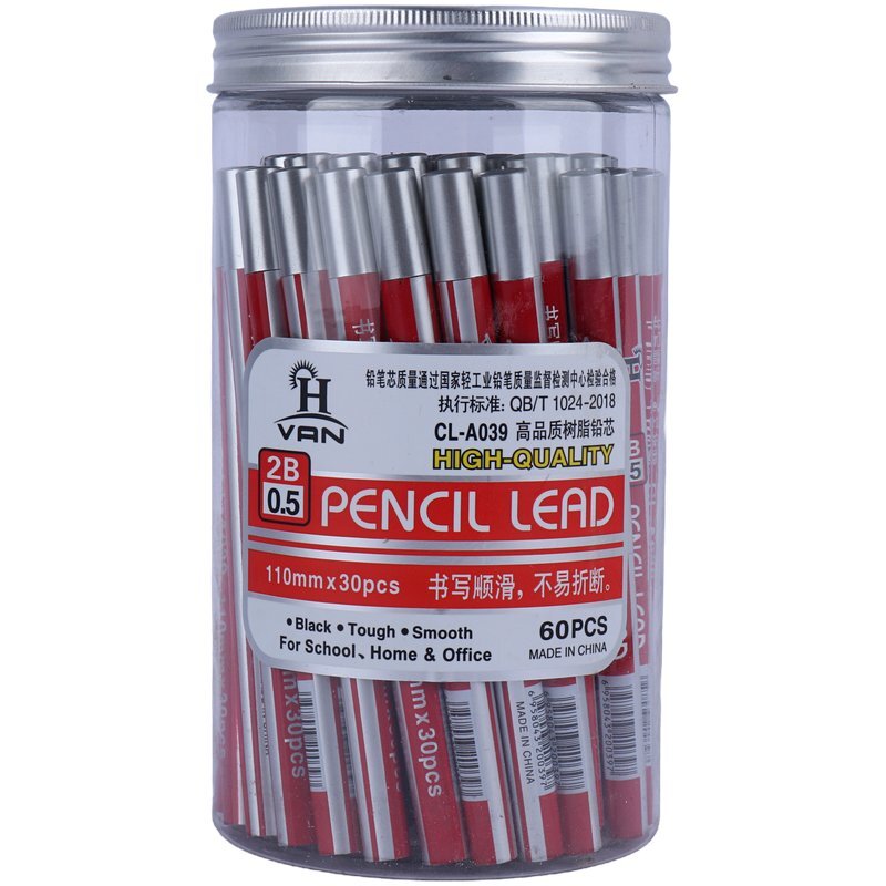 نوک مداد نوکی 0.5 میلی متر H.VAN CL-A039 بسته 60 عددی