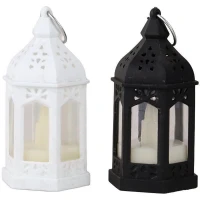 چراغ خواب باتری خور طرح فانوس و شمع Ikia