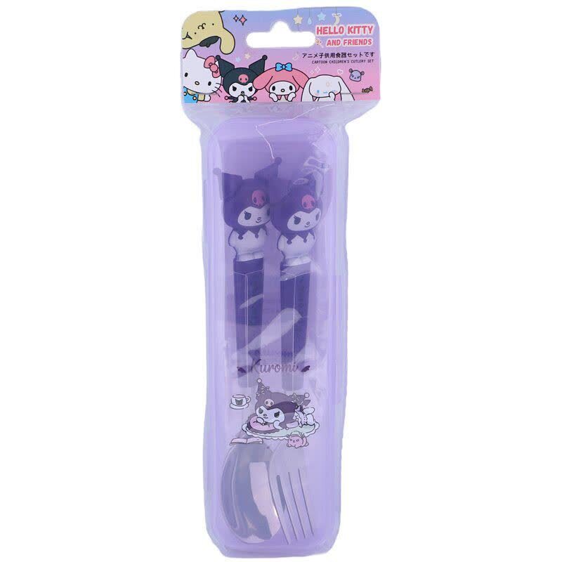 ست قاشق و چنگال کودک طرح کرومی