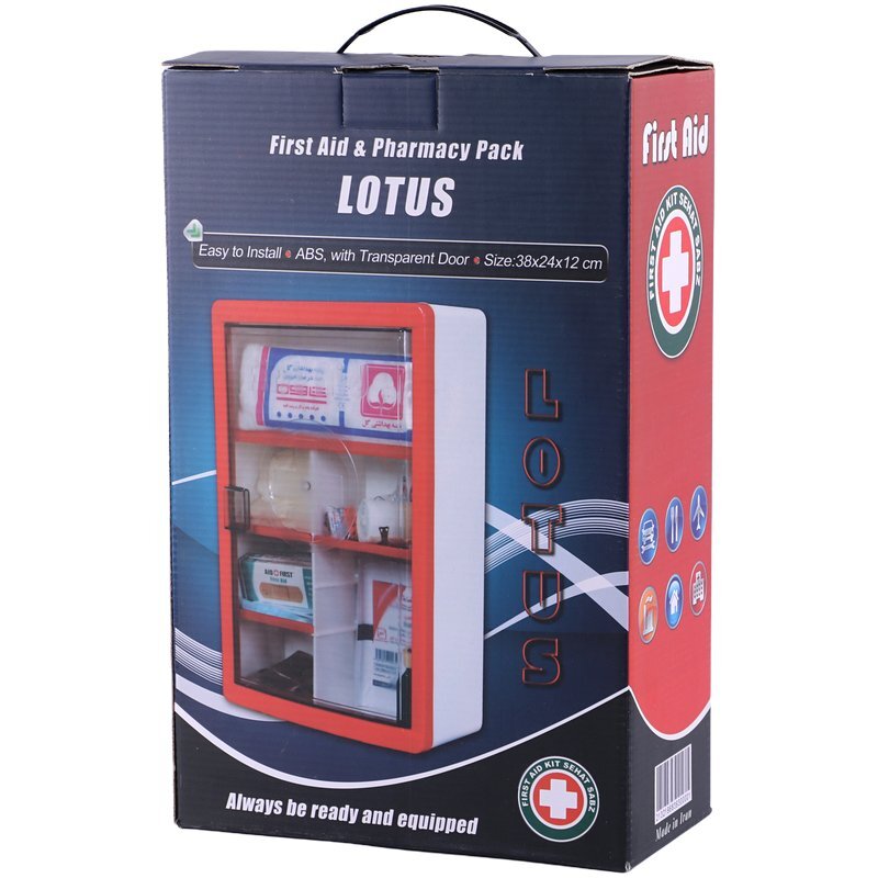جعبه کمک های اولیه دیواری لوتوس
