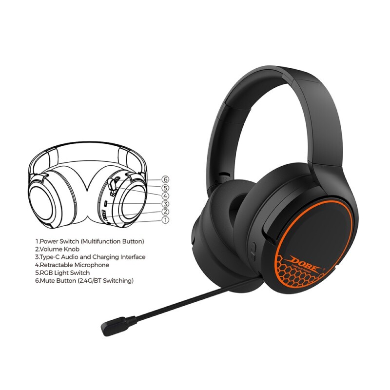 هدست گیمینگ Dobe TP5-35110