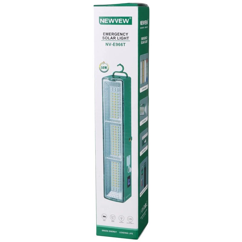 چراغ اضطراری شارژی خورشیدی Newvew NV-E966T