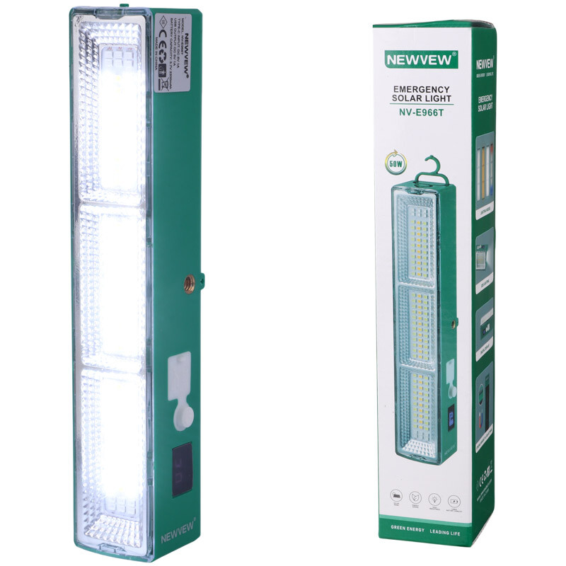 چراغ اضطراری شارژی خورشیدی Newvew NV-E966T