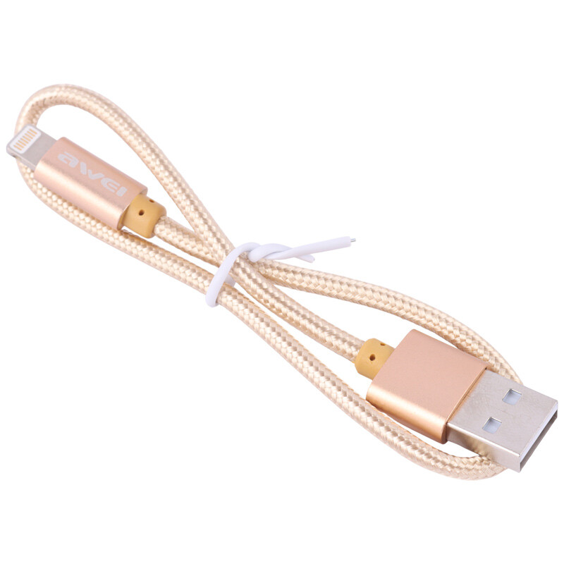 کابل کوتاه آیفونی فست شارژ Awei CL-988 30cm