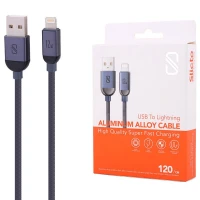 کابل لایتنینگ فست شارژ 2.4 آمپر اسلیکتو CA-2303 طول 1.2 متر