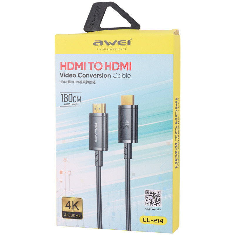 کابل HDMI 4K اوی CL-214 طول 1.8 متر