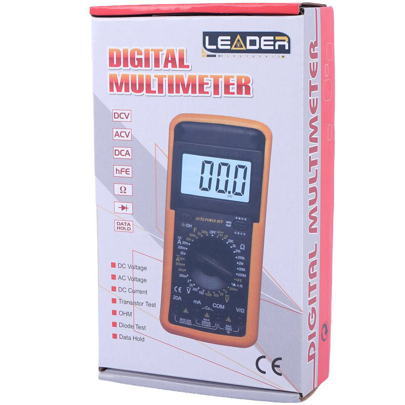 مولتی متر دیجیتال Leader DT9205A
